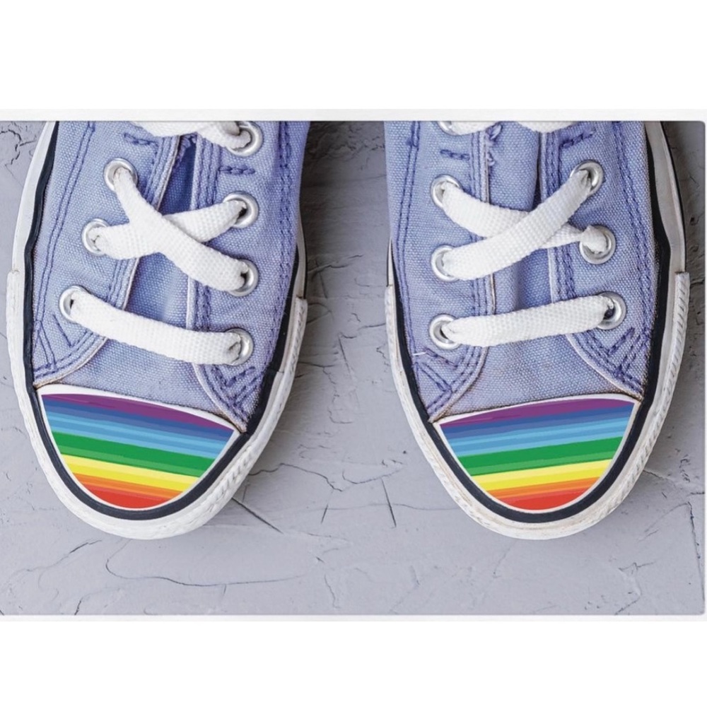 Pride Flag Toe Cap Shoe Decal Sticker